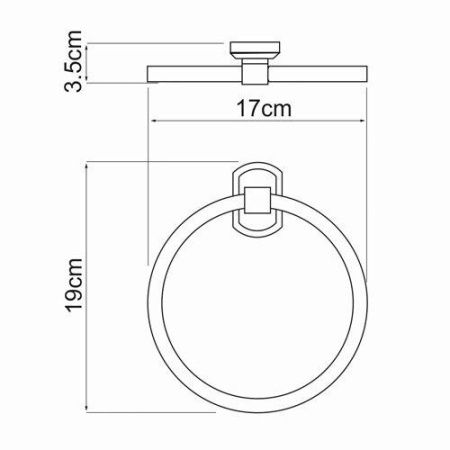 Полотенцедержатель WasserKRAFT 3060