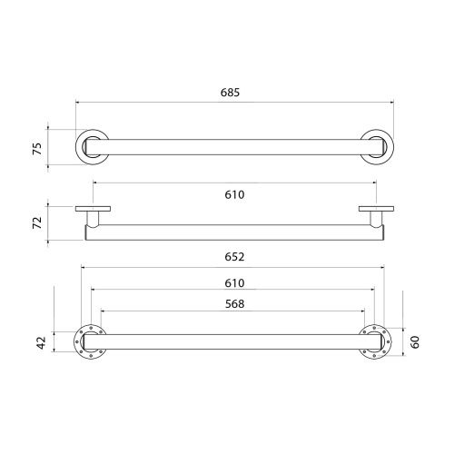 Поручень Timo Saona 13265/20 - фото 2