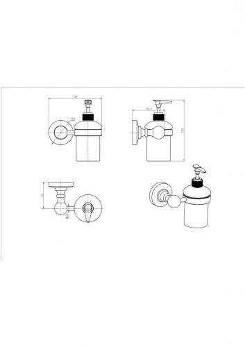 Дозатор CeramaLux Caps 51312 - фото 2