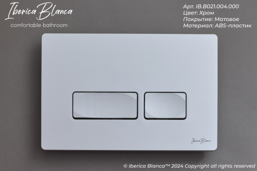 Клавиша смыва механическая Iberica Blanca ESTI-R IB.B021.004.000 цвет серый - фото 2