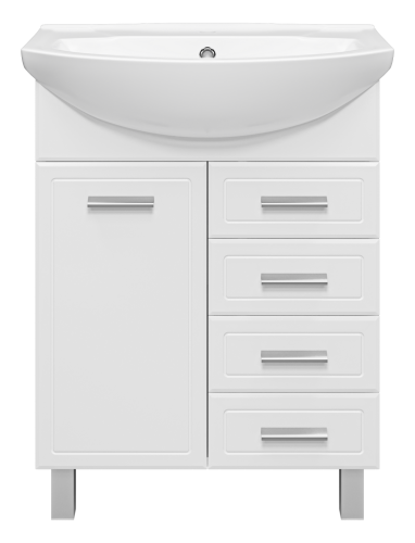 Тумба под раковину Misty Стелла Э-Сте01065-01К4Я 61х33х70 напольная - фото 2