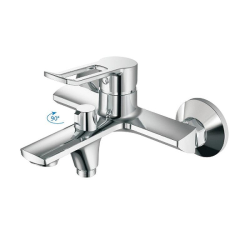 Cмеситель для ванны и душа Haiba HB60556 настенный хром - фото 2