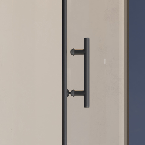 Душевая дверь RGW Hotel 350601212-14 120х195 стекло прозрачное профиль черный - фото 3