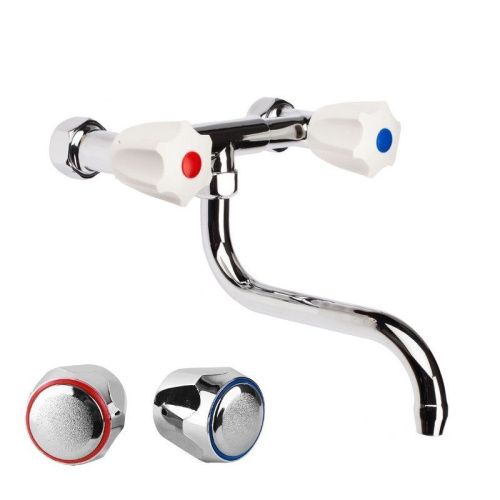 Смеситель для кухни Сантаком 140007с настенный хром - фото 2