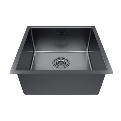 Мойка LASSAN 44 UNI, нерж. сталь, LA44-GM, вороненая сталь, 440х440мм, Paulmark - фото 2