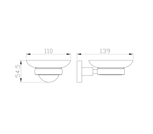 Мыльница с держателем Wonzon & Woghand Easy WW-8122 - фото 2