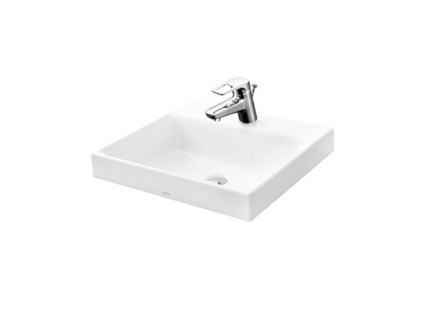 Раковина керамическая Toto L1616C 60х46 полувстраиваемая цвет белый