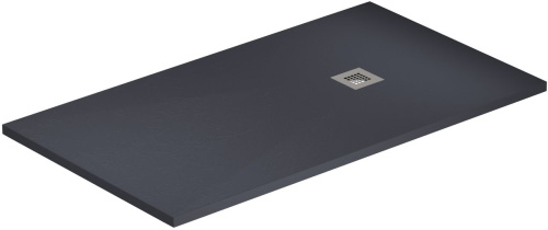 Душевой поддон Allen Brau Priority 8.31011-AM 160х90 искусственный камень черный без каркаса - фото 2