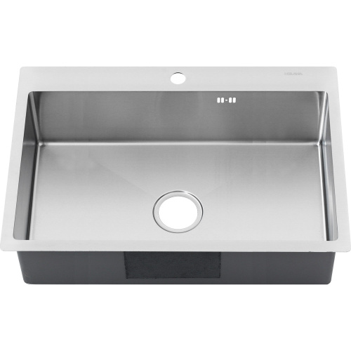 Кухонная мойка Melana ProfLine MLN-R7050H 70х50 цвет сатин поверхность матовая - фото 3