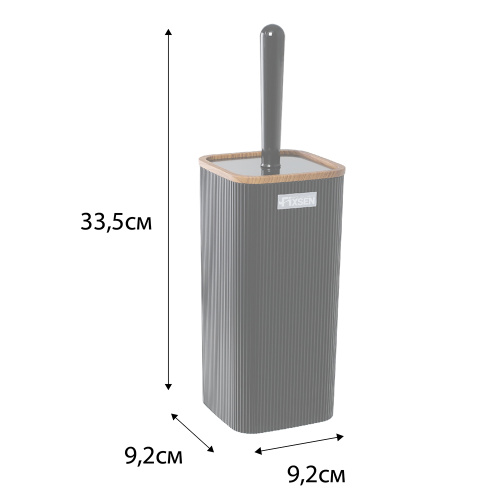 Ершик для унитаза Fixsen Black wood FX-401-5 - фото 4