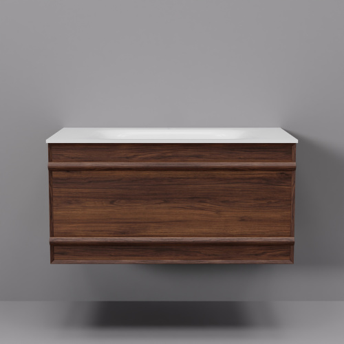 Тумба с раковиной Art Decco Bridget (Бриджит) ABR08W22S100 80x45x40 подвесная цвет черный орех - фото 5