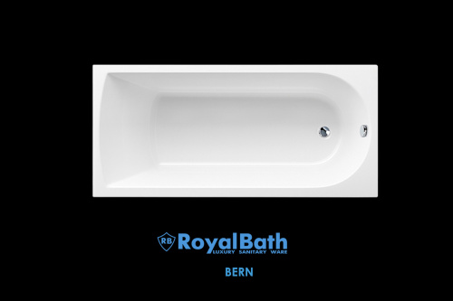 Ванна акриловая Royal Bath Bern RB974102 180х70 пристенная прямоугольная - фото 3