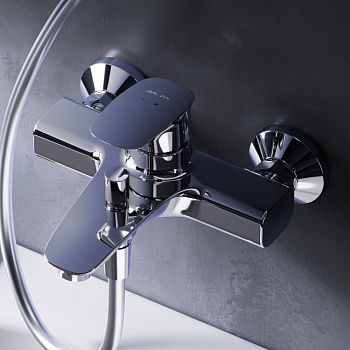 Смеситель для ванны и душа Am.Pm Spirit V2.1 F71A10000 настенный хром