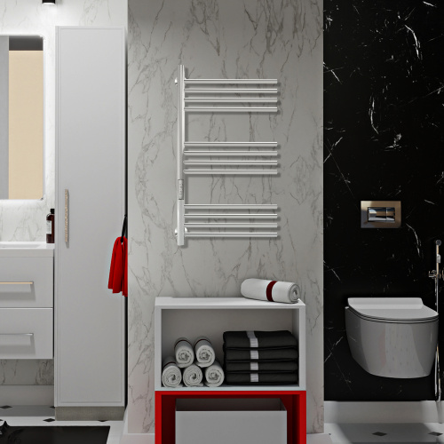 Полотенцесушитель Indigo Family LFME70-40L 40х70 электрический хром - фото 2