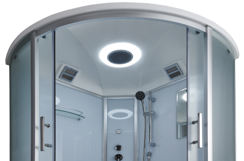 Душевая кабина Timo Standart T-6600SF 100х100 четверть круга с крышей ориентация универсальная - фото 4