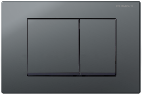 Клавиша смыва механическая CHARUS Minimalista FP.310.GRP.01 цвет графит