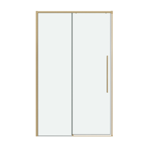 Душевая дверь Grossman Galaxy 100.K33.01.130.32.00 130х195 стекло прозрачное профиль золото глянцевое