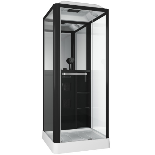 Душевая кабина Grossman GR221 90х90 квадратная с крышей ориентация универсальная