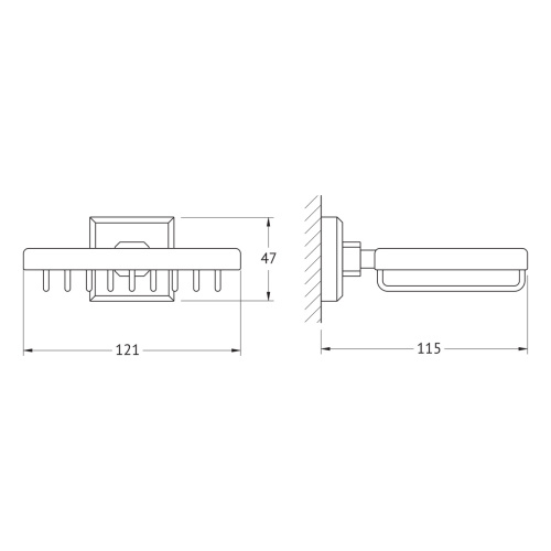 Мыльница Artwelle HAGEL 9924 - фото 2