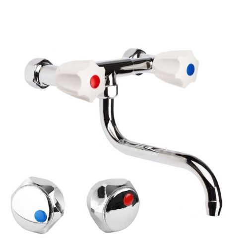 Смеситель для кухни Сантаком 140017с настенный хром - фото 2