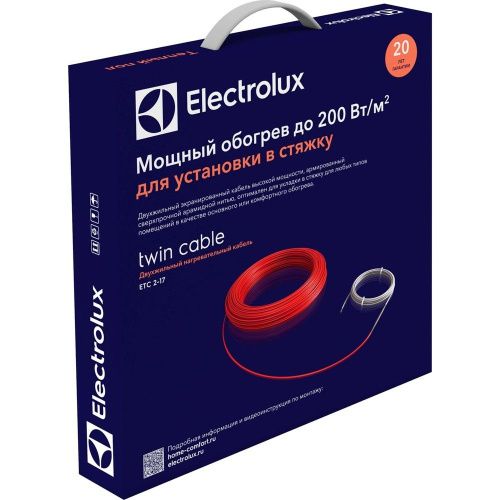 Нагревательный кабель для теплого пола Electrolux ETC 2-17-100 - фото 3