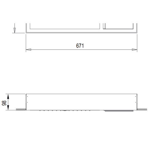 Внутренняя часть верхнего душа Fantini Acquadolce 69 00 L041A - фото 2