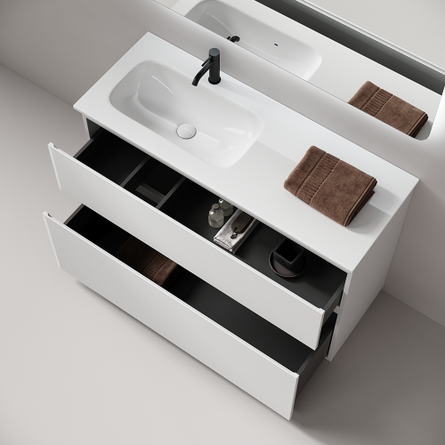 Тумба под раковину Sancos FOLK Floor FL120FLW 120х40 напольная цвет белый - фото 4