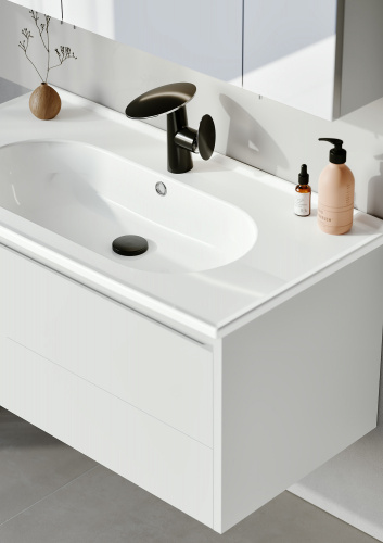 Тумба с раковиной Orka Likya 5002490 100х50х46 цвет белый матовый - фото 5