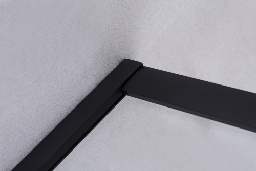 Душевой уголок Niagara Nova 68070811BLACK 100х100 стекло прозрачное профиль черный без поддона - фото 5