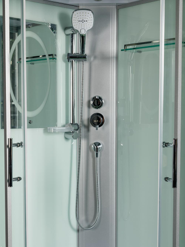 Душевая кабина WeltWasser WW500 HALLE 802 (10000003241) 80х80 с крышей ориентация универсальная - фото 4