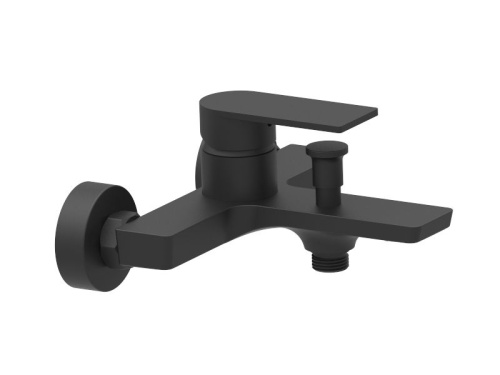 Смеситель для ванны AQG Alpha 01ALP400NG настенный черный матовый