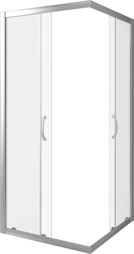 Душевой уголок Good Door INFINITY ИН00021 100х100 стекло матовое профиль хром без поддона - фото 2