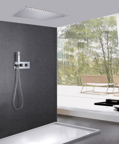 Душевая система ABBER AF8255 встраиваемая в стену с термостатом - фото 2