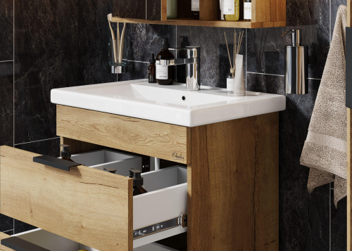 Тумба под раковину Onika Легран 106117 57х39х50 подвесная - фото 5