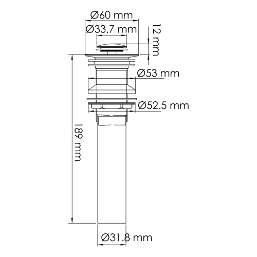 Донный клапан WasserKRAFT Aisch 5500 A252 - фото 3