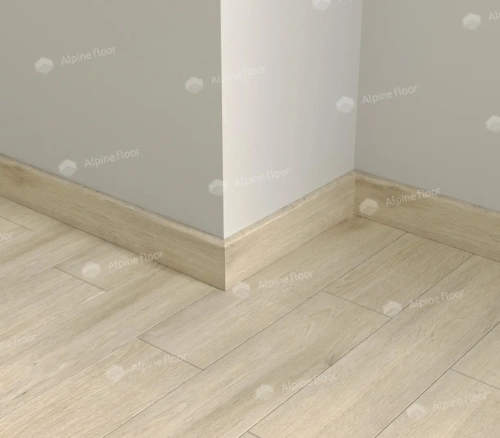 Напольный плинтус Alpine Floor Parquet Light SK 13-20 Бежевый толщина 1.25 см 2200х80 - фото 2