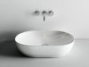 Раковина из сантехнического фарфора Ceramica Nova ELEMENT CN5009 60х40 накладная цвет белый без отверстий под смеситель