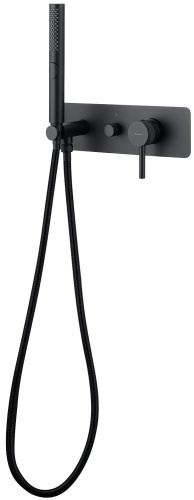 Смеситель для ванны с душем Allen Brau Priority 5.31009-31 встраиваемый в стену черный - фото 2
