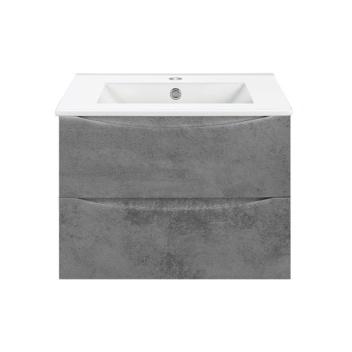 Тумба под раковину Vincea Mia VMC-2MC700BT 71х50х46 подвесная цвет серый - фото 3