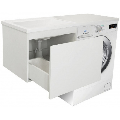 Тумба с раковиной Эстет Dallas Luxe 140 ФР-00002928 75х48х43 подвесная цвет белый - фото 3