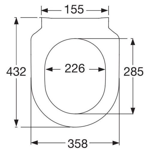 Крышка сиденье для унитаза Villeroy Boch Avento 9M87S101 - фото 2