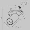 Спот встраиваемый Maytoni Technical FOCUS LED C071CL-7W4K-B