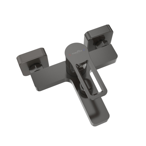 Смеситель для ванны Tokito KOBE TOK-KOB-1014 настенный вороненая сталь - фото 3