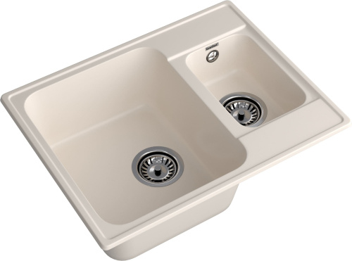 Кухонная мойка Granfest Quarz 09 белый 62х48 цвет белый поверхность матовая - фото 2