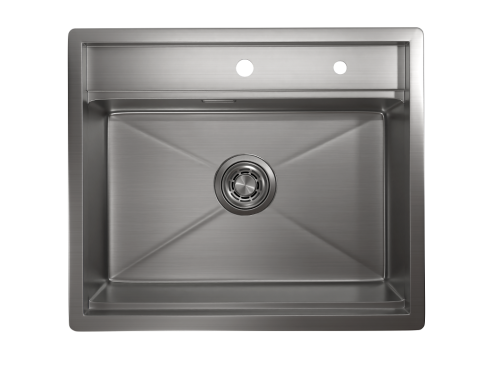 Кухонная мойка Granula Kitchen Space 6051, СТАЛЬ САТИН 60х51 цвет сталь сатин поверхность матовая - фото 2