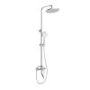 Душевая стойка BelBagno AURORA AURORA-VSCM-CRM настенная цвет хром