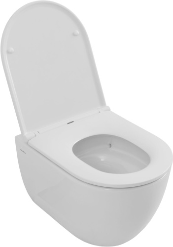 Чаша унитаза подвесная Allen Brau Priority Tornado 4.31008.20 цвет белый без сиденья безободковая душевой смыв - фото 5