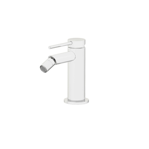 Смеситель Gattoni CIRCLE TWO 9150/91BO на биде белый