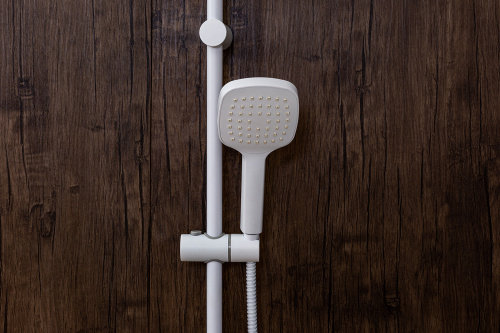 Душевая стойка Orange O-Shower OW04w настенная цвет белый - фото 5