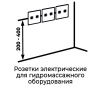 Ванна акриловая гидромассажная Timo INKA INKA1570-KT15-SPV1505-T-CM 150х70 пристенная прямоугольная с каркасом